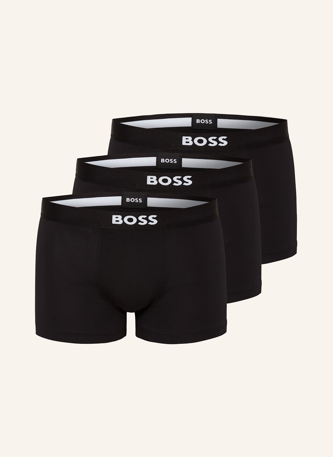 

3 пары трусов-боксеров один Boss, черный