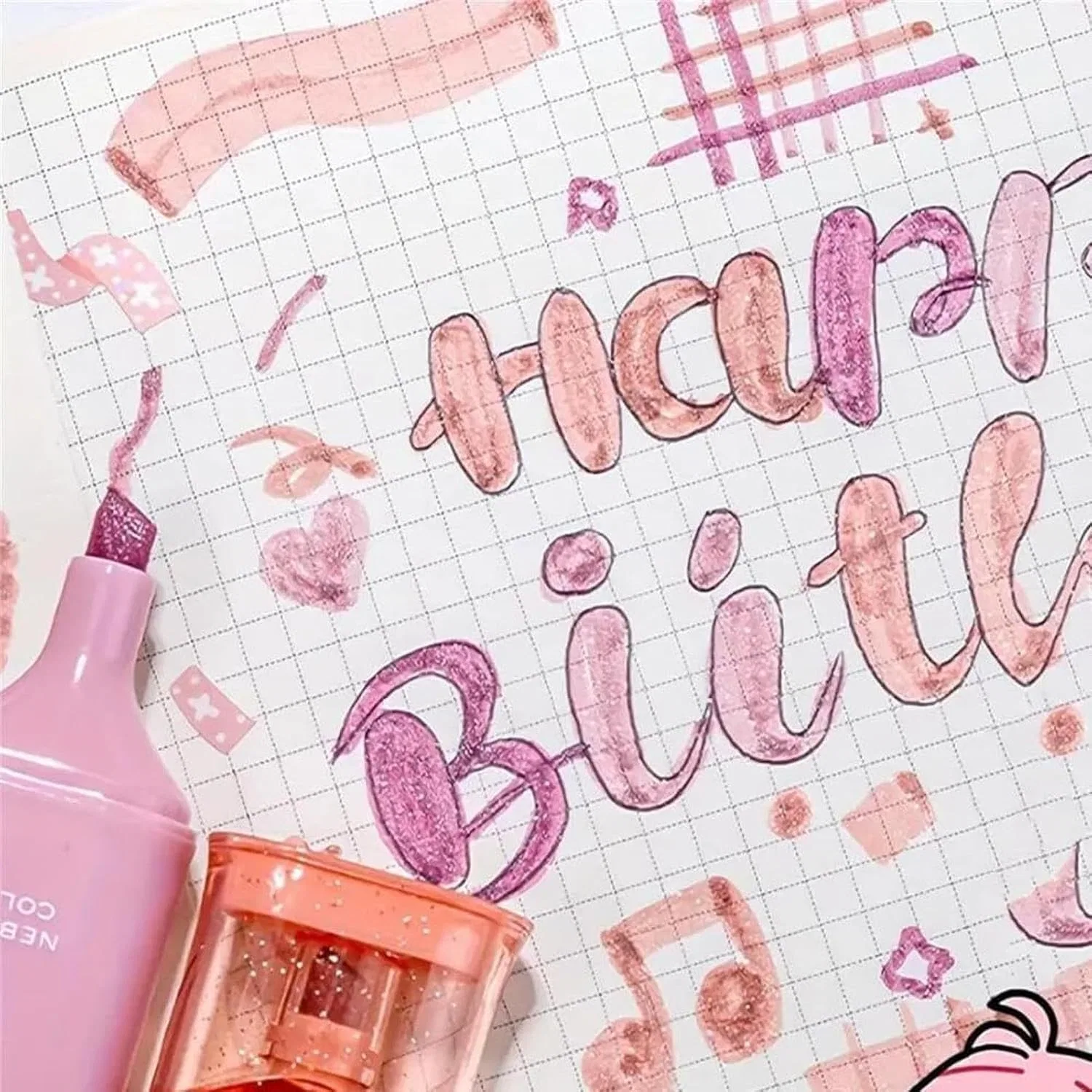 Набор хайлайтеров Glitter Highlighter Pen — фото 2