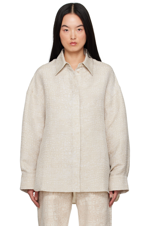 

Футболка «The Pasadena» с принтом круиза Jacquemus, бежевый