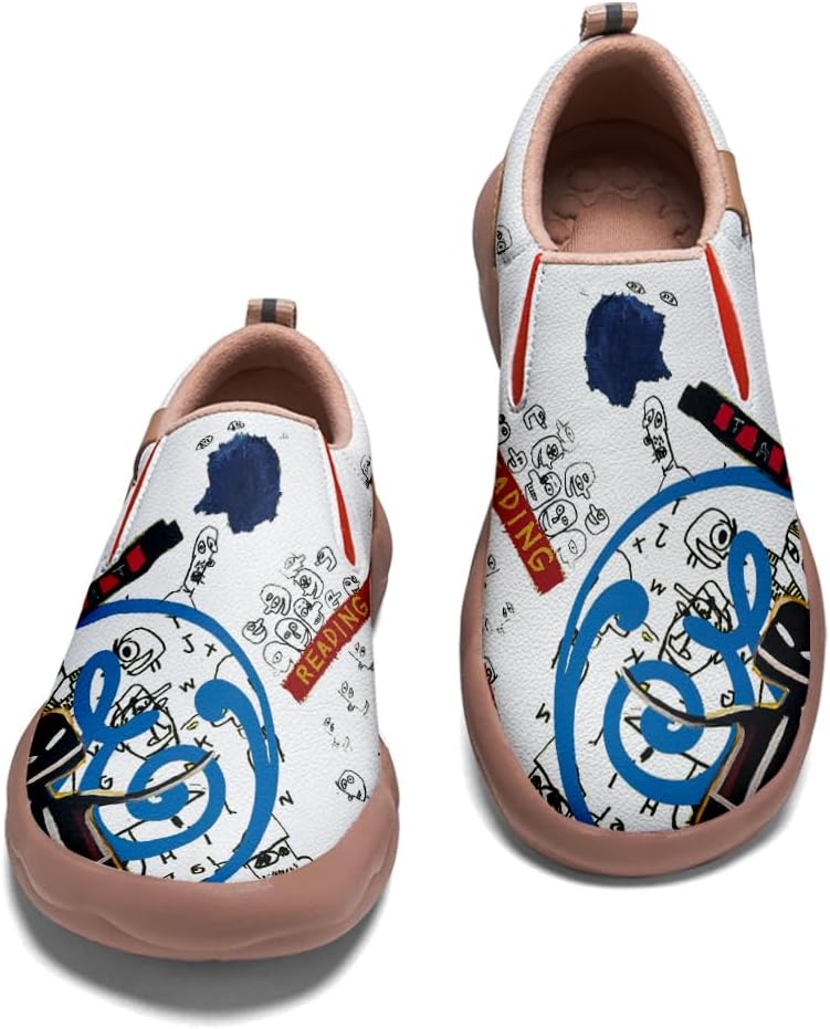 

Мужские кроссовки с граффити, слипоны для повседневной прогулки и путешествий, легкие удобные лоферы Onehorse, Graffiti_11