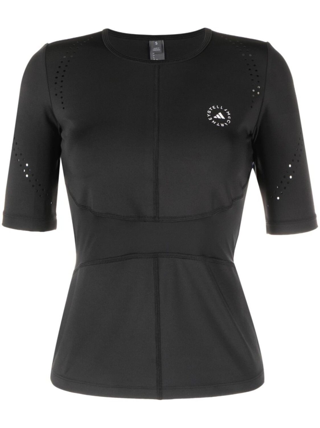 

adidas by Stella McCartney футболка TruePurpose с логотипом, черный