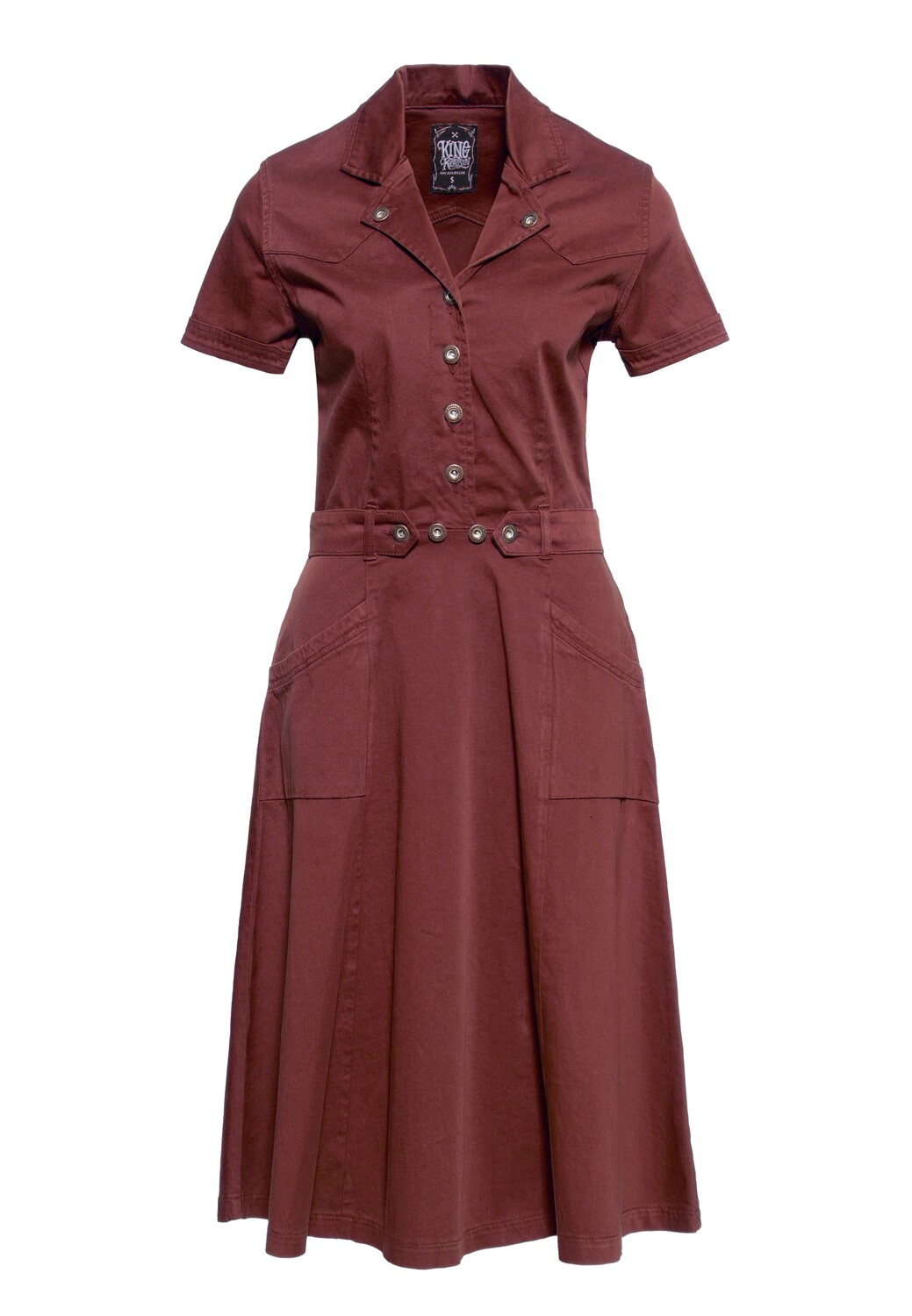 

Платье Queen Queen Workwear Swing, красный