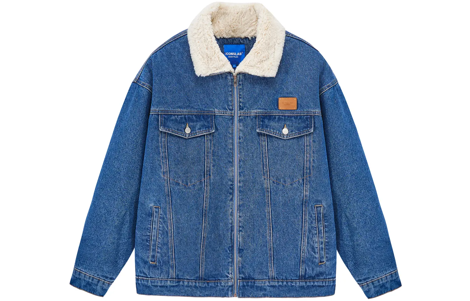 

Джинсовая куртка унисекс ICONS Lab, Мыть желтый