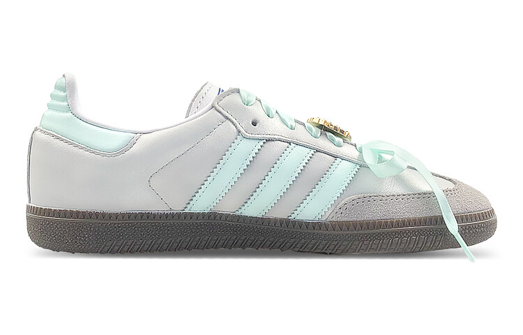 Adidas originals Samba Series Обувь для скейтбординга унисекс, Silver — фото 2