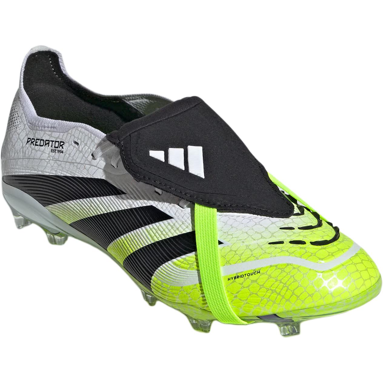 Adidas PREDATOR ELITE устойчивые к истиранию низкие детские футбольные бутсы White Yellow Kids — фото 4