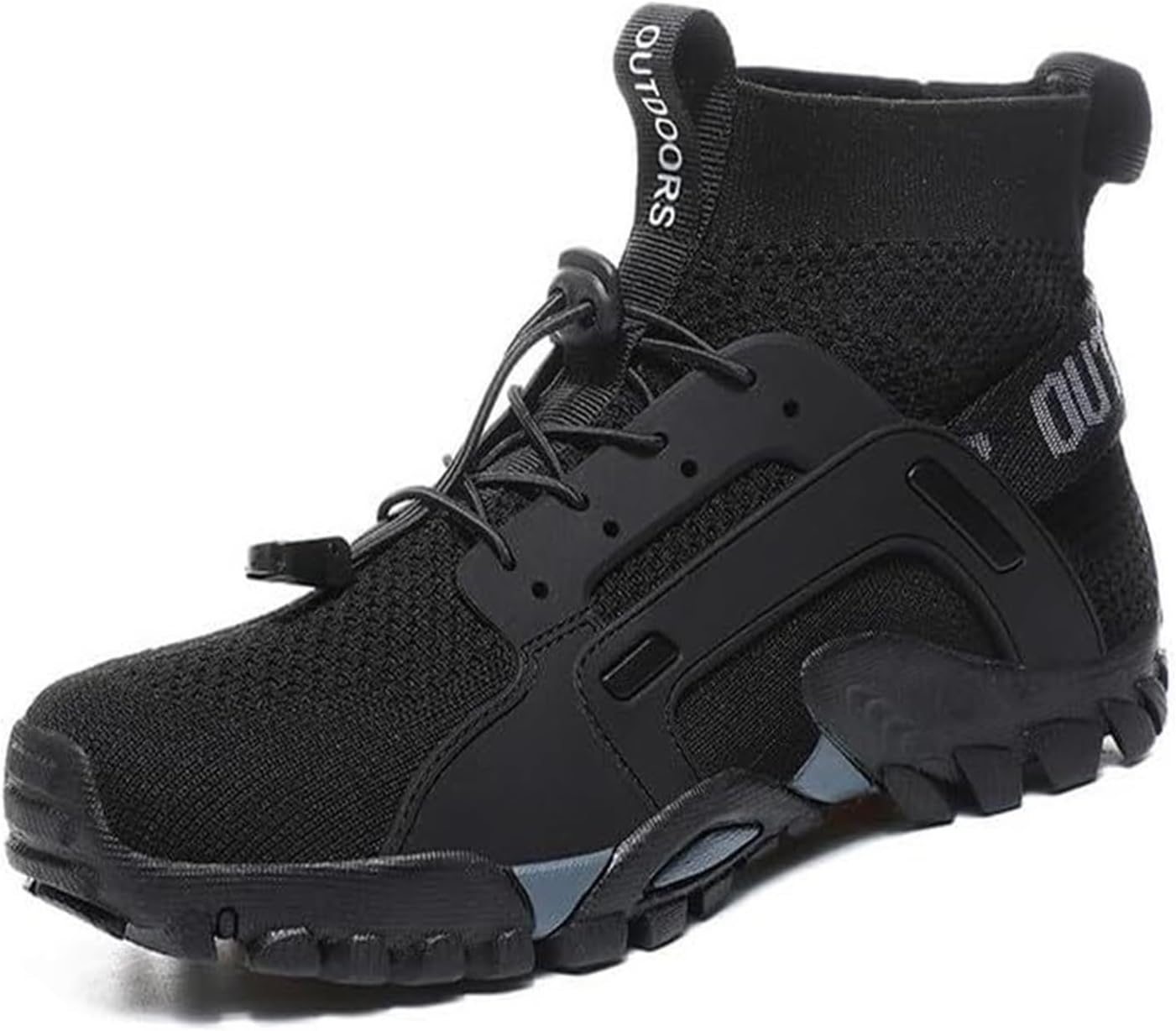 

Мужские легкие дышащие кроссовки для улицы, противоскользящие, прочные, водонепроницаемые, модные кроссовки для трейл-раннинга Generic, черный