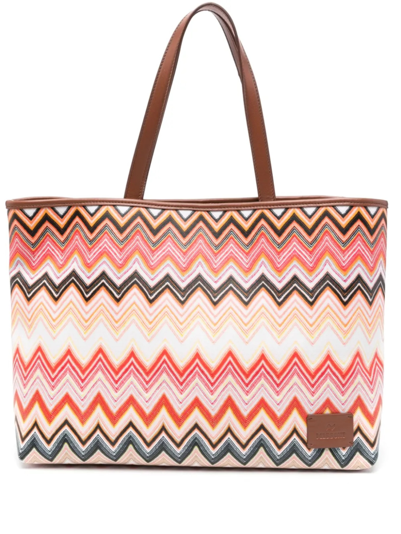 

Missoni большая сумка-тоут из канваса, розовый