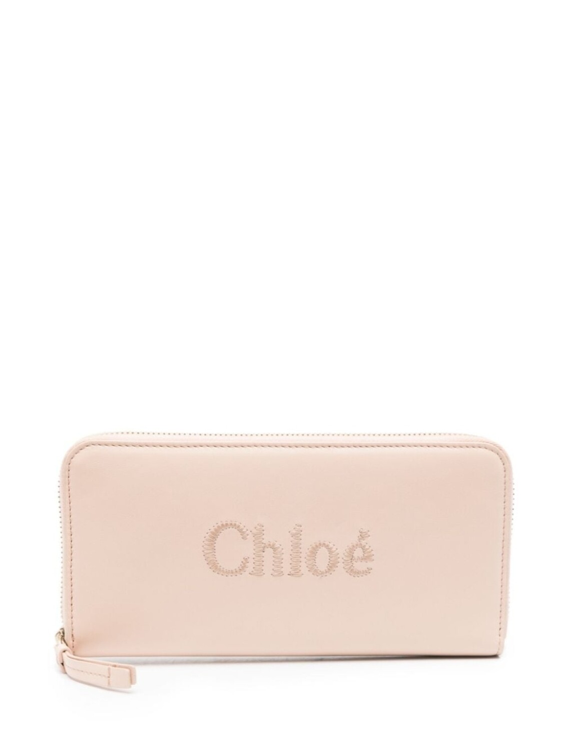 

Кошелек Sense с вышитым логотипом Chloé, розовый