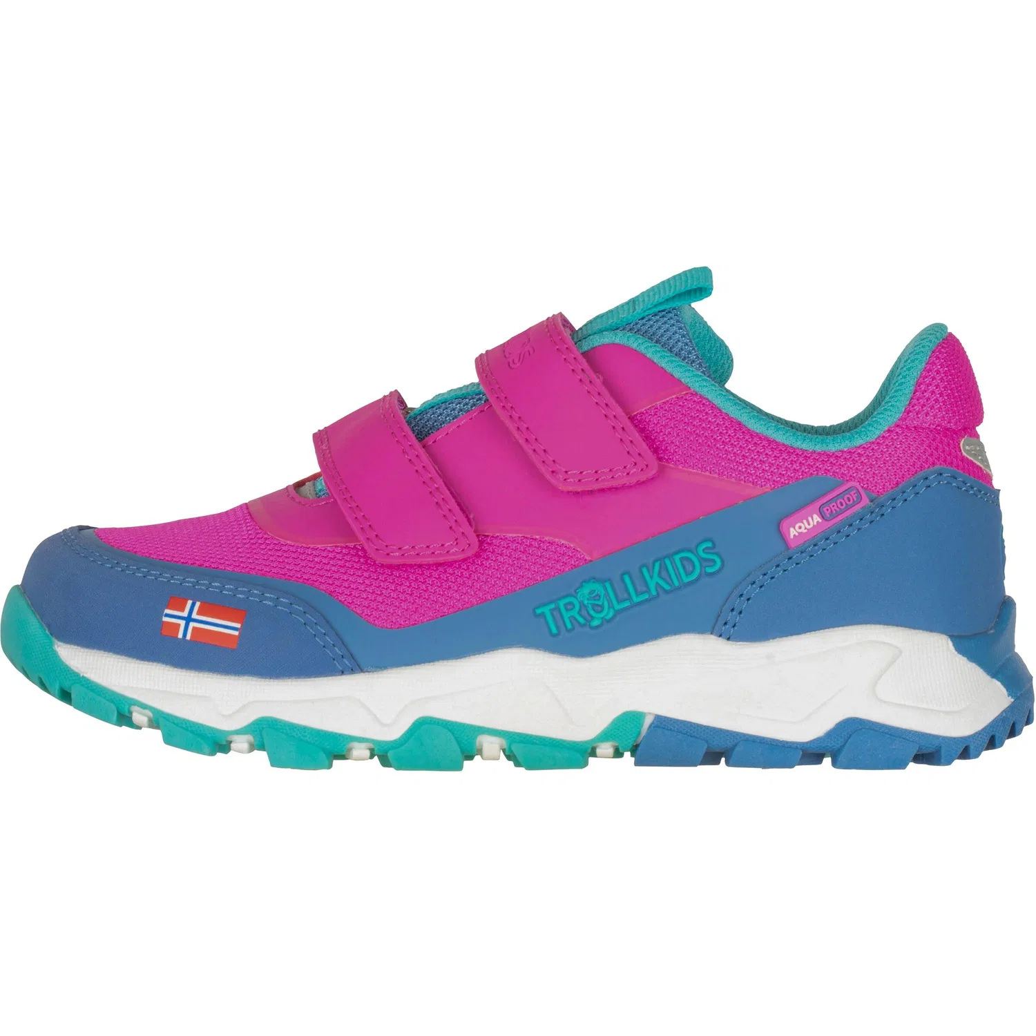 Ботинки 'Preikestolen' Trollkids, Navy/Dark Pink — фото 2