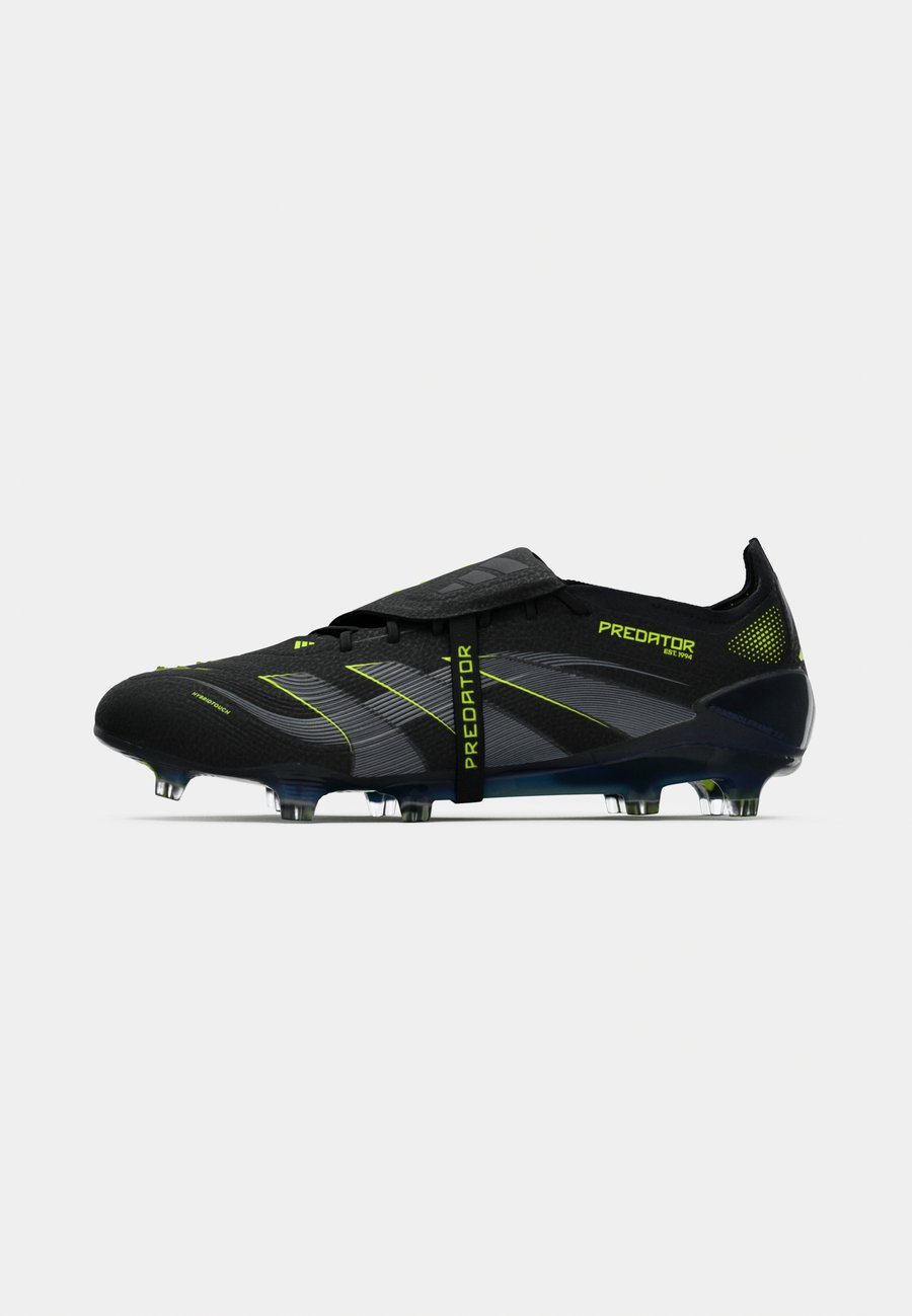 Кроссовки Adidas Performance PREDATOR ELITE FOLD-OVER TONGUE FIRM GROUND FOOTBALL BOOTS, Core Black Lucid Lemon/Black — фото 2