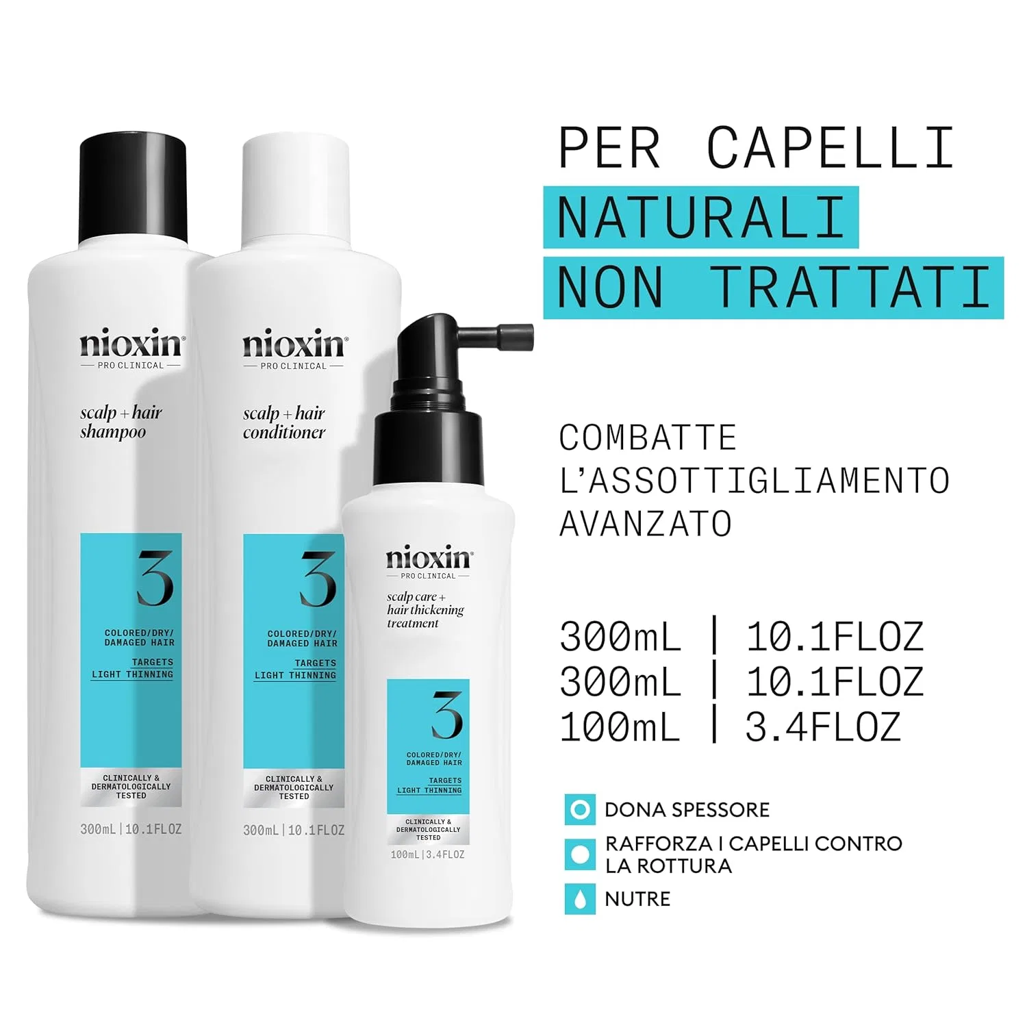 Набор для утолщения волос «Scalp + Hair Thickening System 3 Kit» от Nioxin Nioxin — фото 2