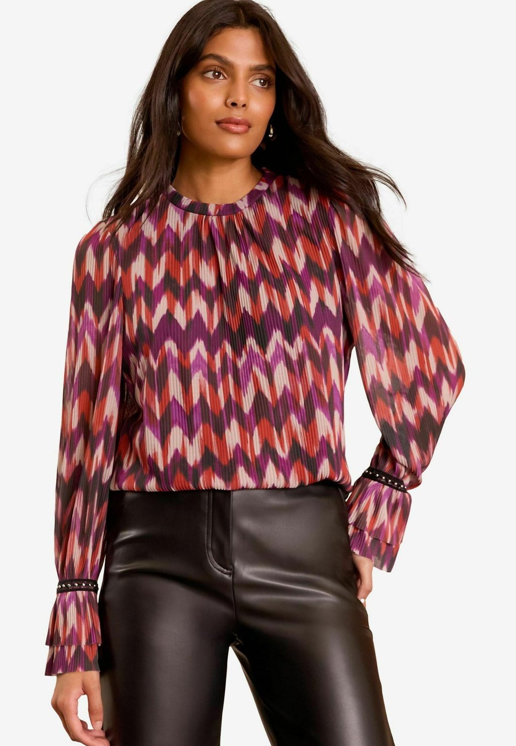 

Блуза REGULAR FIT PRINT PLISSE Love & Roses, оранжевый