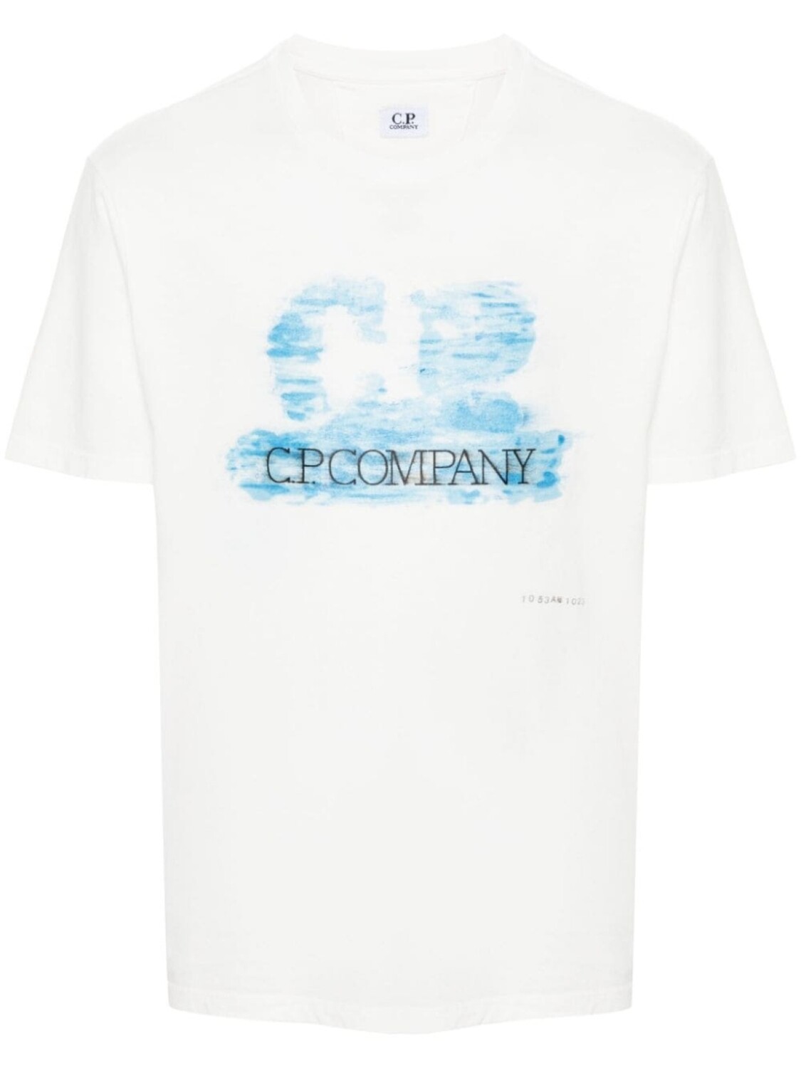 

C.P. Company футболка с логотипом, белый