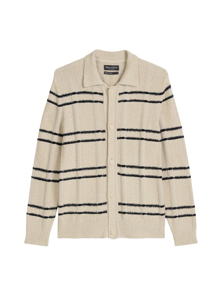 

Кардиган прямого кроя с воротником, бежевый цвет Marc O'Polo