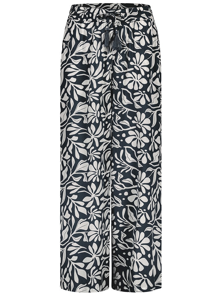 

Тканевые брюки Sublevel, темно-синий/белый