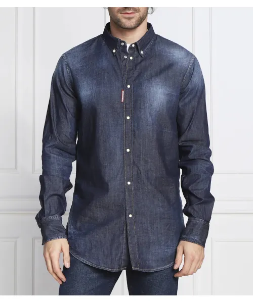 

Рубашка Дина Regular fit Dsquared2, синий