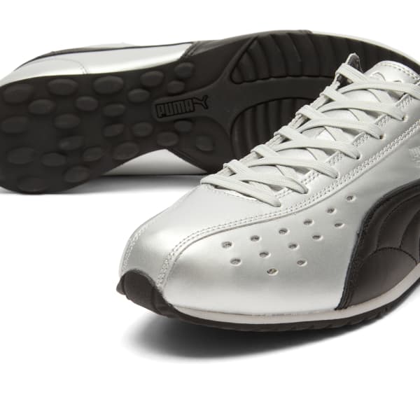 Металлические кроссовки Sprint Puma, серебро & черный — фото 4