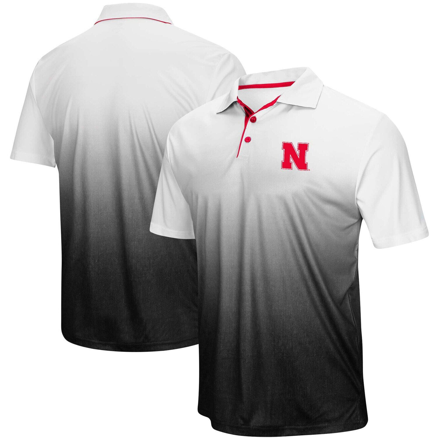 

Мужское поло Colosseum Heathered Grey Nebraska Huskers Magic Team с логотипом