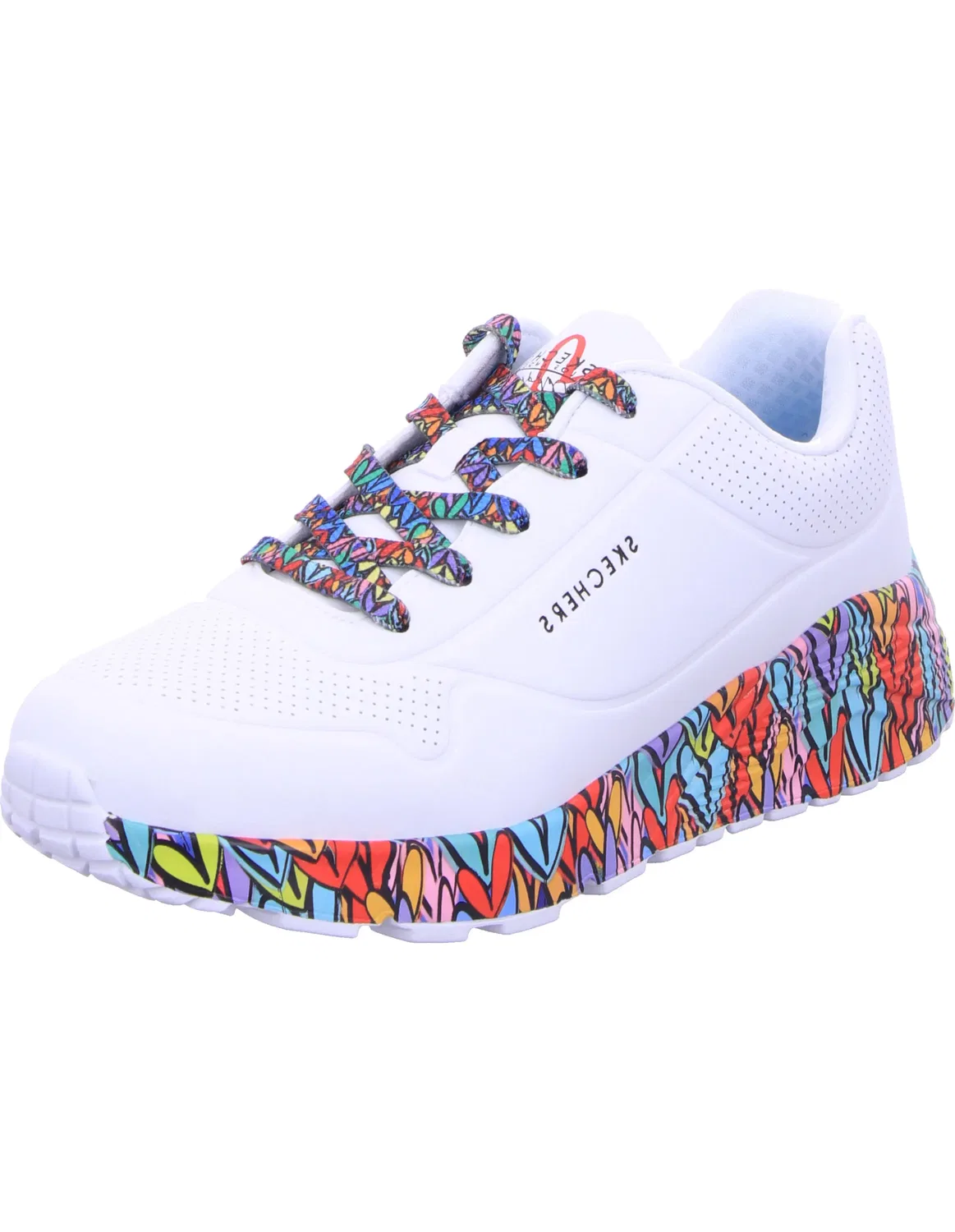 Кроссовки детские UNO LITE - SUBTLE LOVE, Skechers, белый/мульти