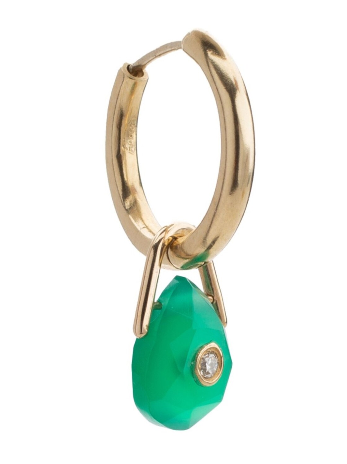 

Серьги из желтого золота 9 карат с зеленым ониксом Orso Pascale Monvoisin, золотой