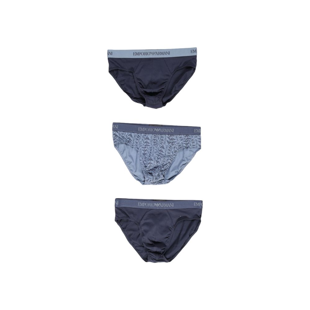 

Синее нижнее белье из полиэстера Emporio armani underwear