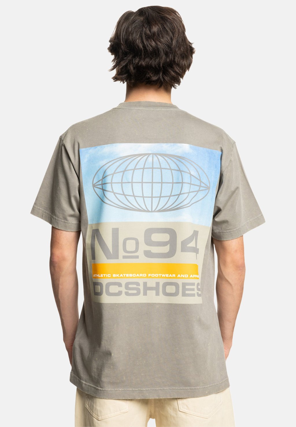 

Футболка с принтом SHORT SLEEVES DC Shoes, серый
