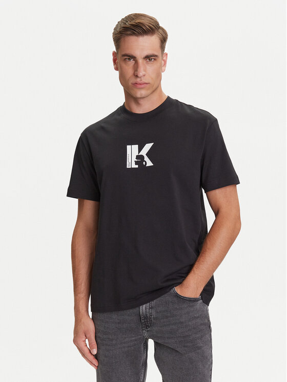 

Футболка regular fit A3M17057 Karl Lagerfeld Jeans, чёрный