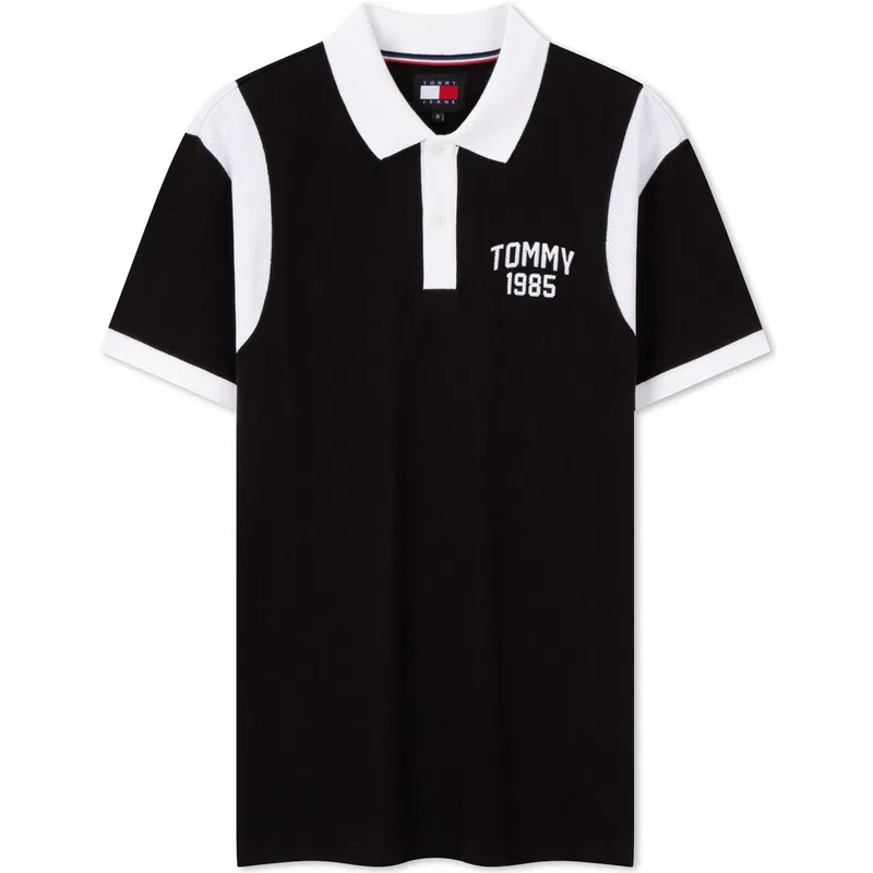 Поло мужское Tommy Hilfiger черное