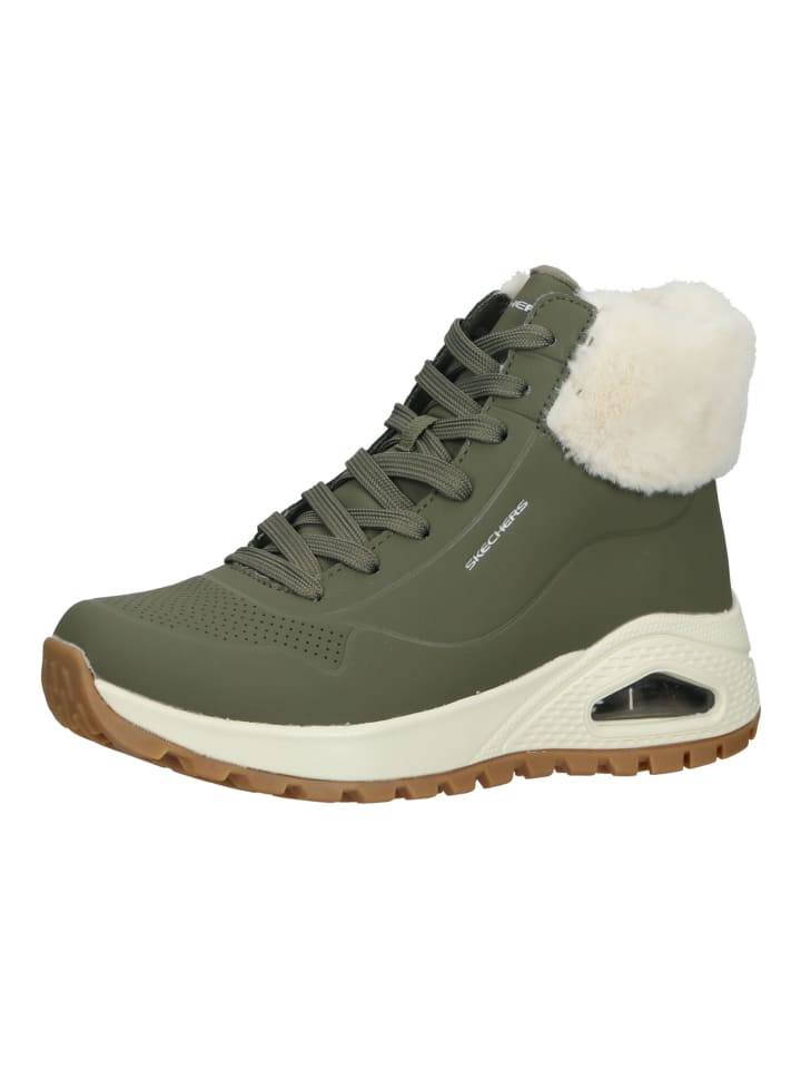 Ботильоны Skechers, оливковый
