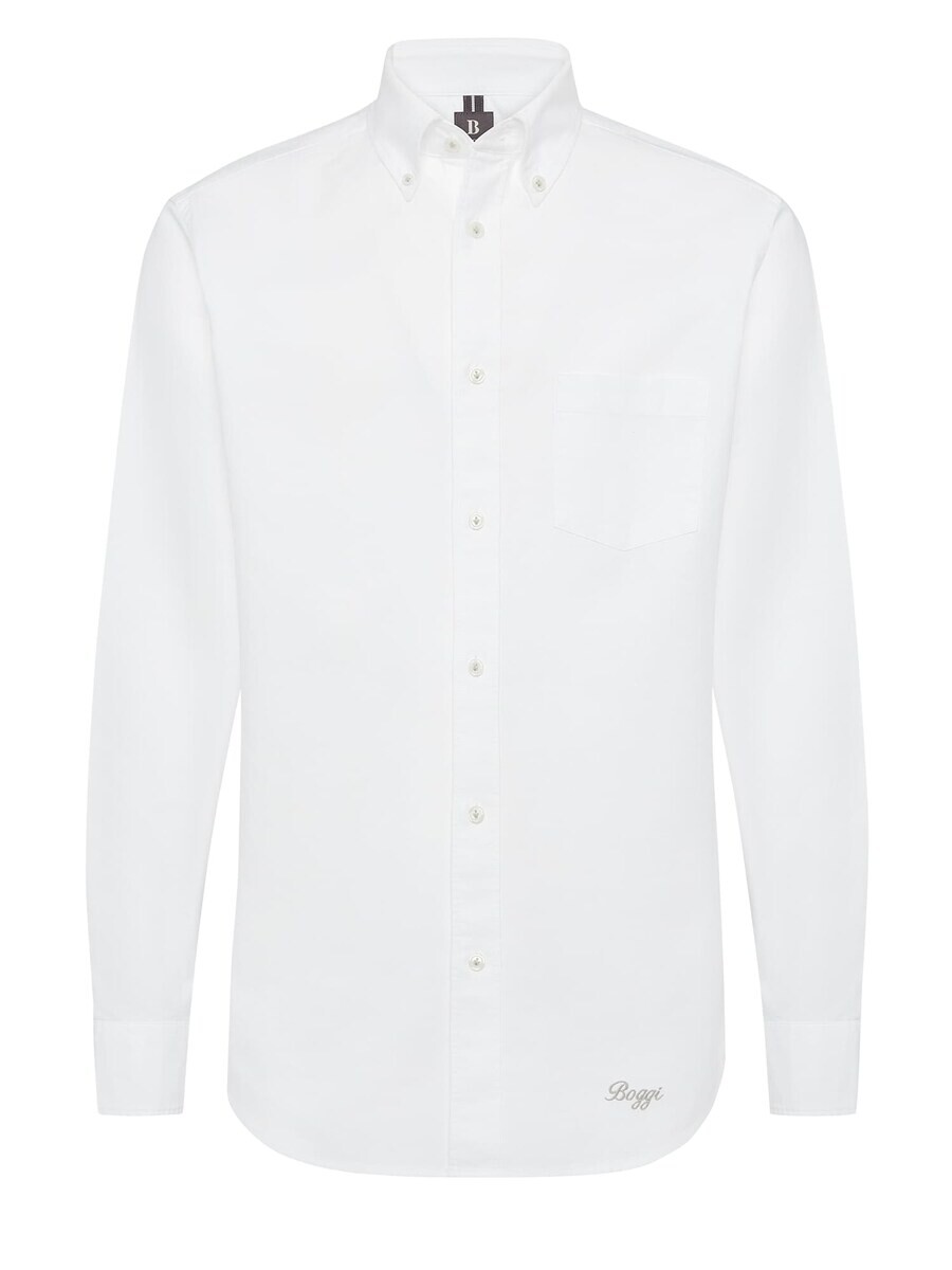 

Рубашка Boggi Milano Regular fit Button Up, белый