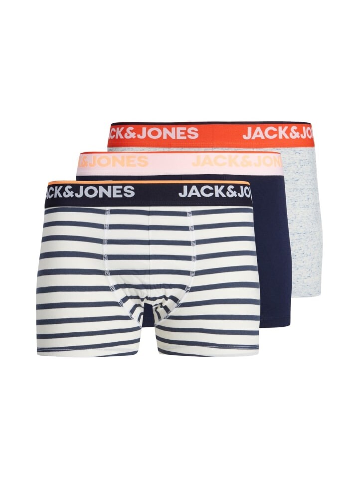 

Трусы боксеры Jack & Jones Trunk JACDAVE TRUNKS 3er Pack slim, разноцветный