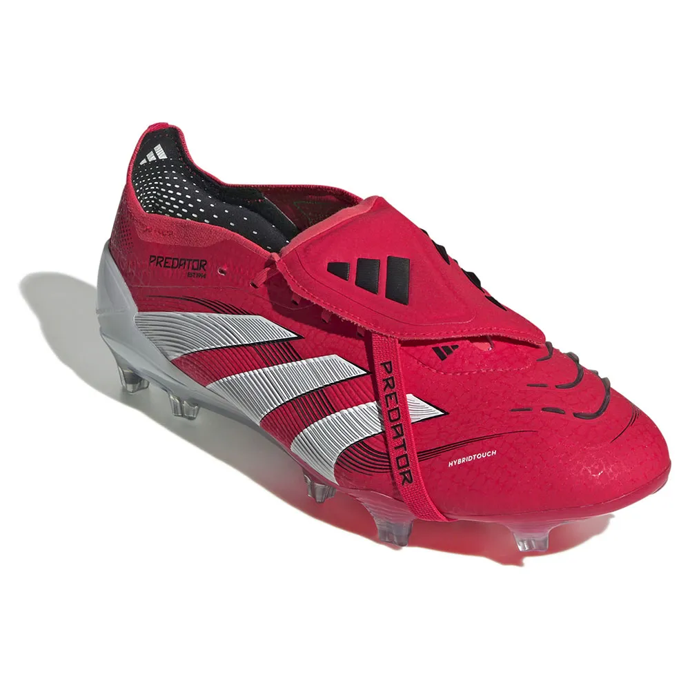 Футбольные бутсы adidas Predator Elite Fold Over Tongue FG, красный — фото 4