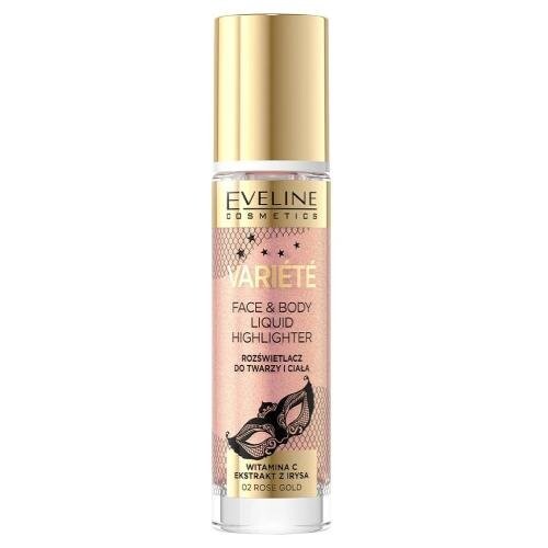 

Жидкий хайлайтер 02 «Розовое золото», 30 мл Eveline Cosmetics