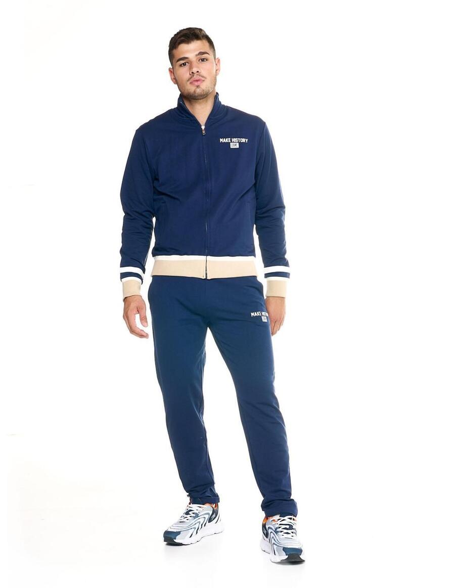 

LEONE 1947 APPAREL Мужской спортивный костюм Leone в стиле ретро с застежкой-молнией