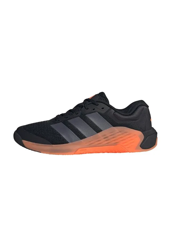 Кроссовки для силовых тренировок dropset 4 Adidas Performance, Core Black Aurora Onix Lucid Orange