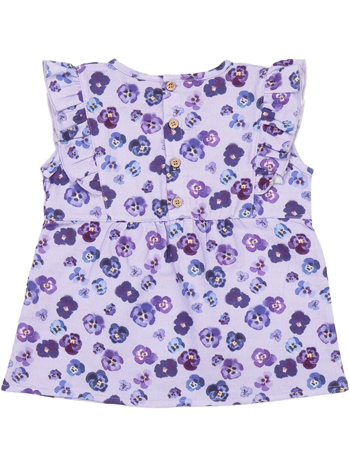 Топ 'Walkiddy - Purple Violas Blouse Топ' Walkiddy, Lilac — фото 4