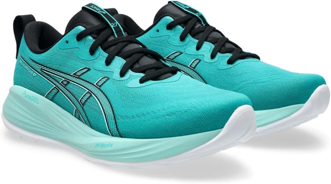 Мужские кроссовки для бега ASICS Gel-Cumulus 27, Wave Teal/Illuminate Mint — фото 2