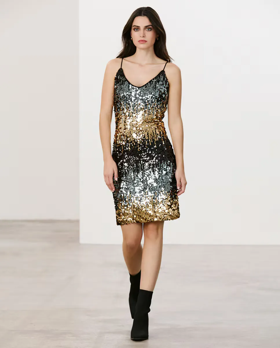 

Платье для вечеринки с пайетками Vero Moda, чёрный