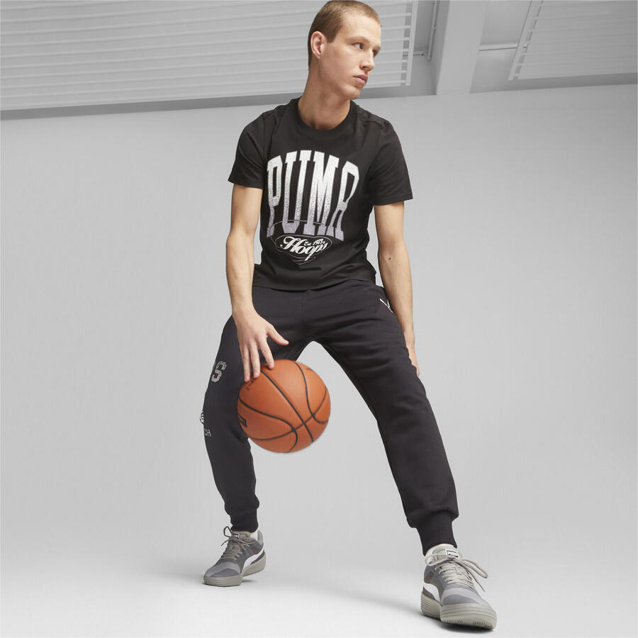 Баскетбольные кроссовки Clyde All-Pro Team мужские PUMA Concrete Gray White — фото 3
