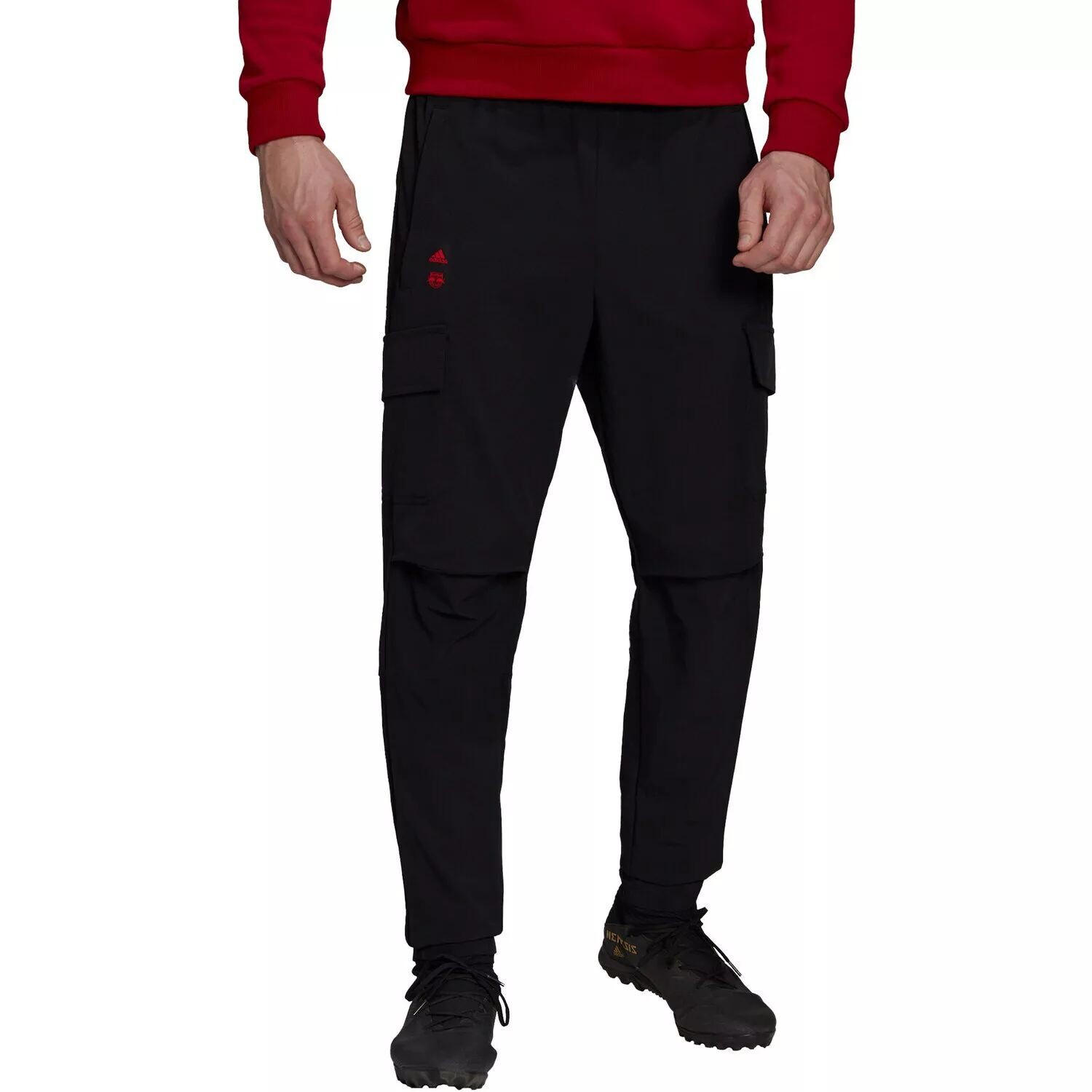 

Мужские черные дорожные брюки New York Red Bulls adidas, Черный, Мужские черные дорожные брюки New York Red Bulls adidas