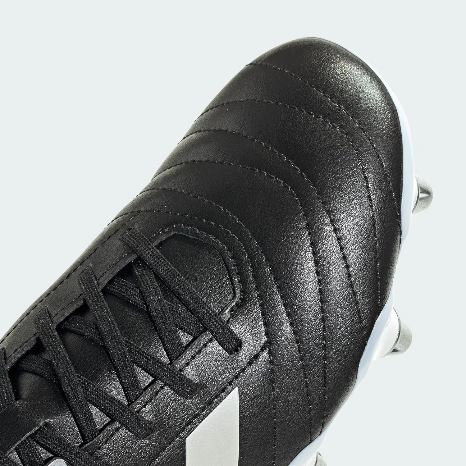 Кроссовки для регби Adidas Kakari SG унисекс, Core Black Zero Metalic Silver Metallic — фото 4