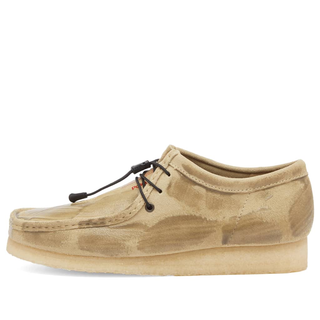 

Кроссовки X Clarks Wallabee presented by END. Poliquant, цвет maple suede
