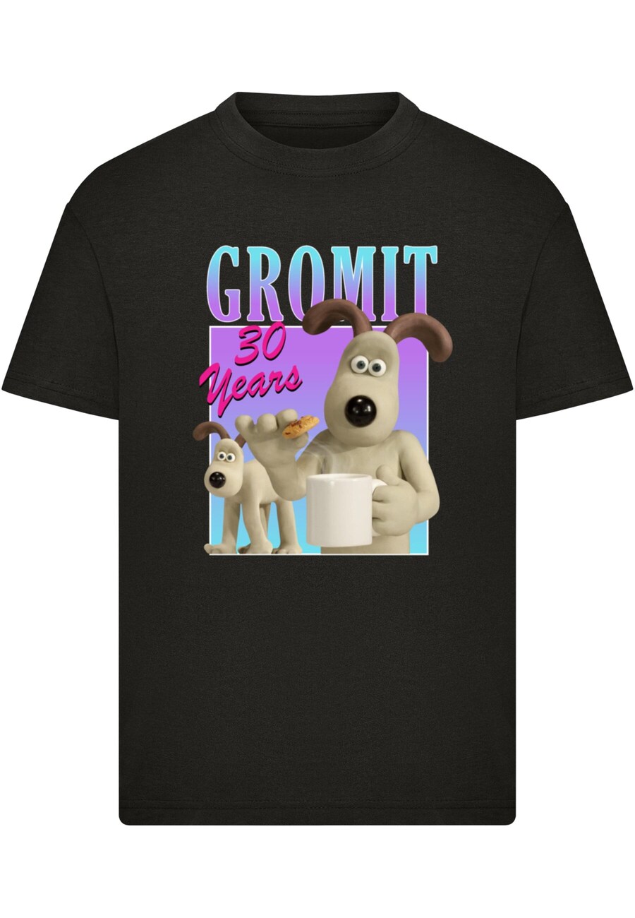 

Рубашка Merchcode Wallace and Gromit - Gradient Birthday, черный