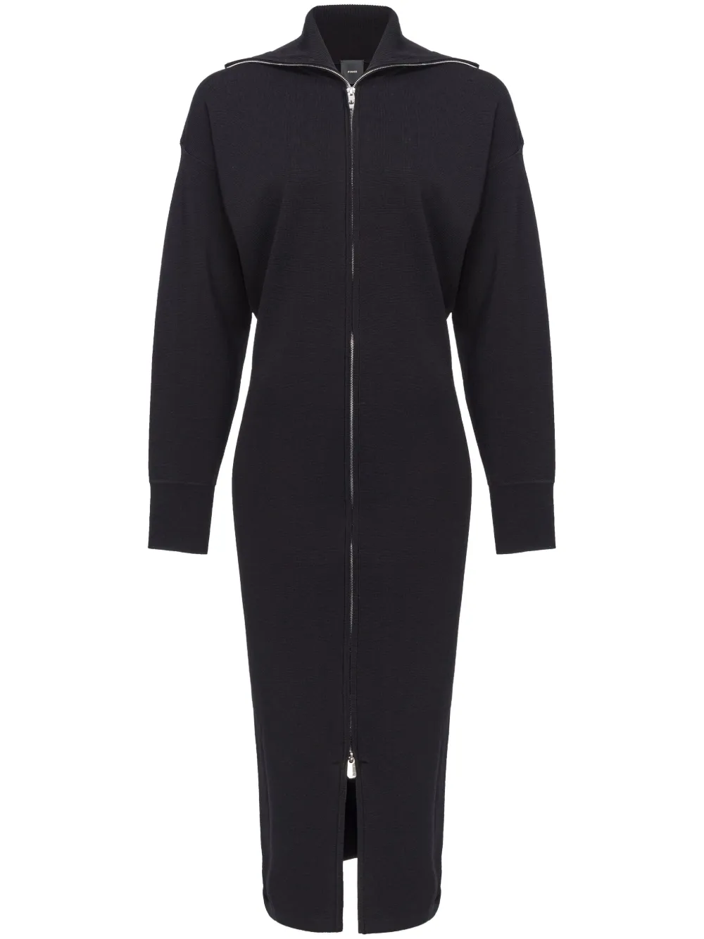 

Платье на молнии с длинными рукавами PINKO, черный