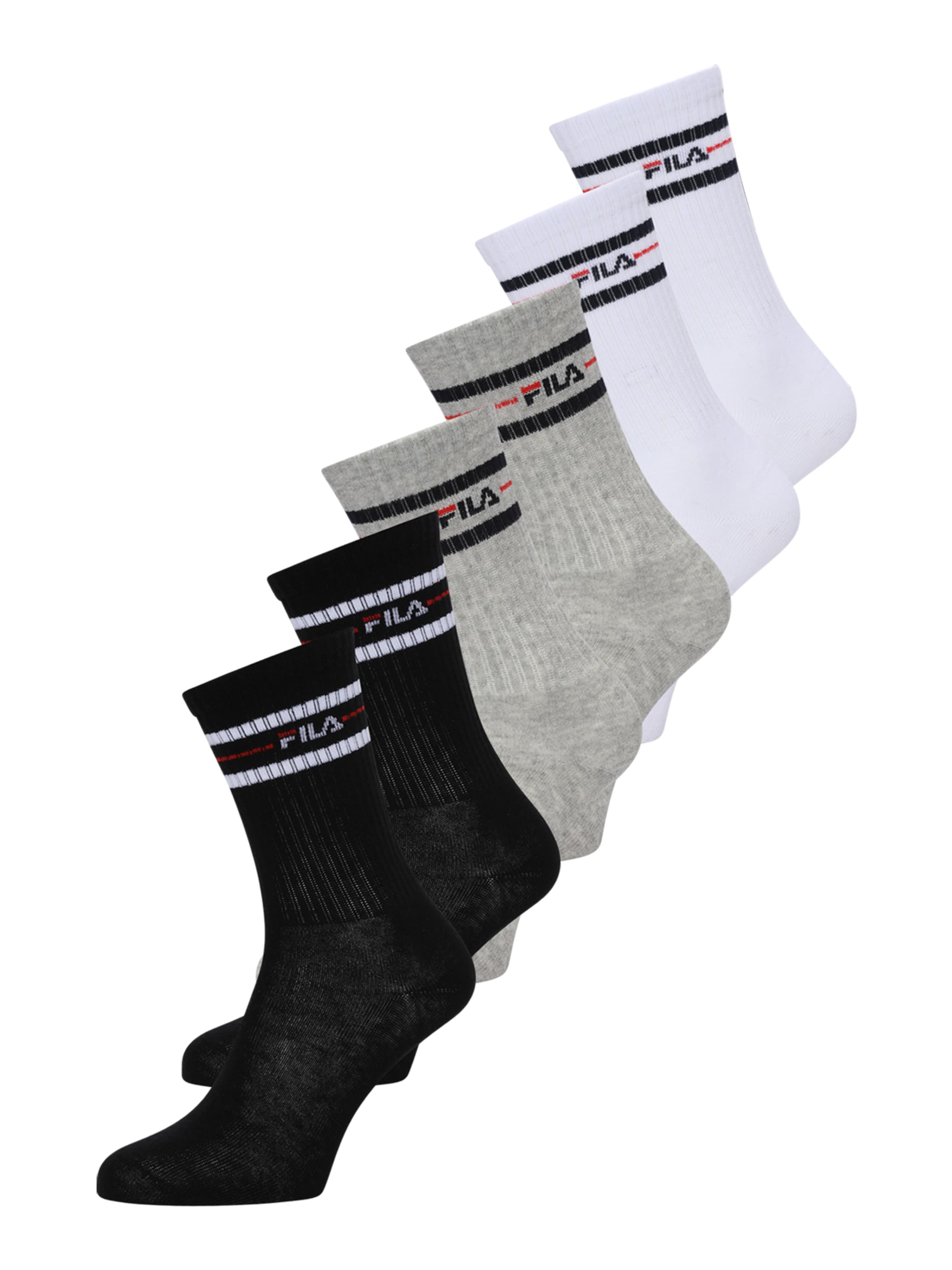 

FILA Носки в крапчатом сером, черном, белом цветах