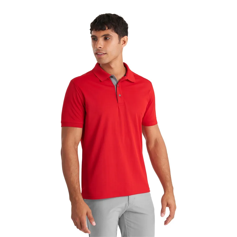 

Поло с коротким рукавом Calvin Klein Golf Club, красный