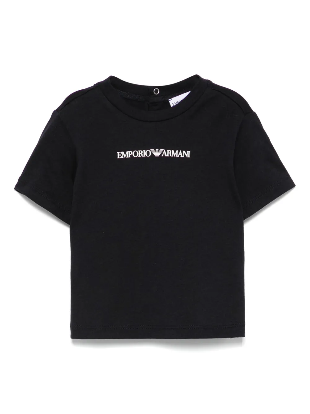 

Футболка с логотипом Emporio Armani Kids, черный