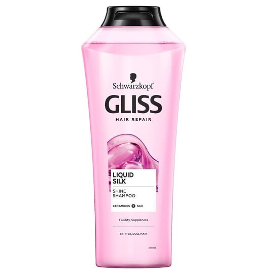 

Шампунь для тусклых и ломких волос, 400 мл Schwarzkopf, Gliss Kur Liquid Silk