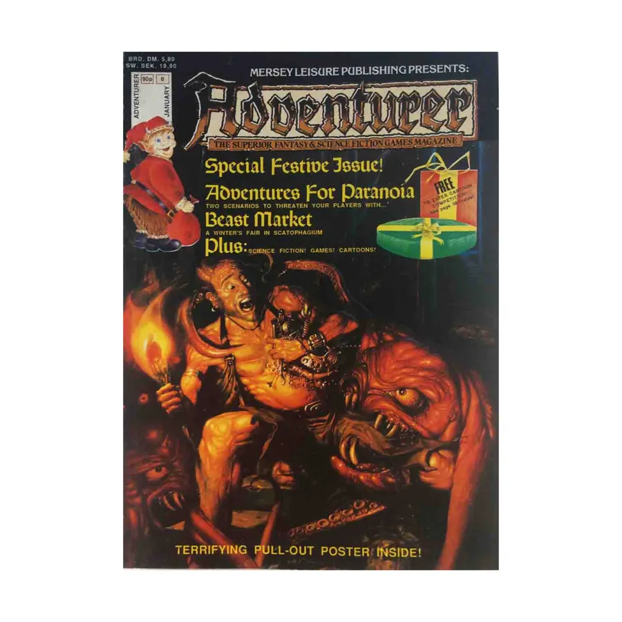 

Журнал #6 "Two Paranoia Adventures, Poison in RPG's, Women in RPG's Part #1", Adventurer Magazine