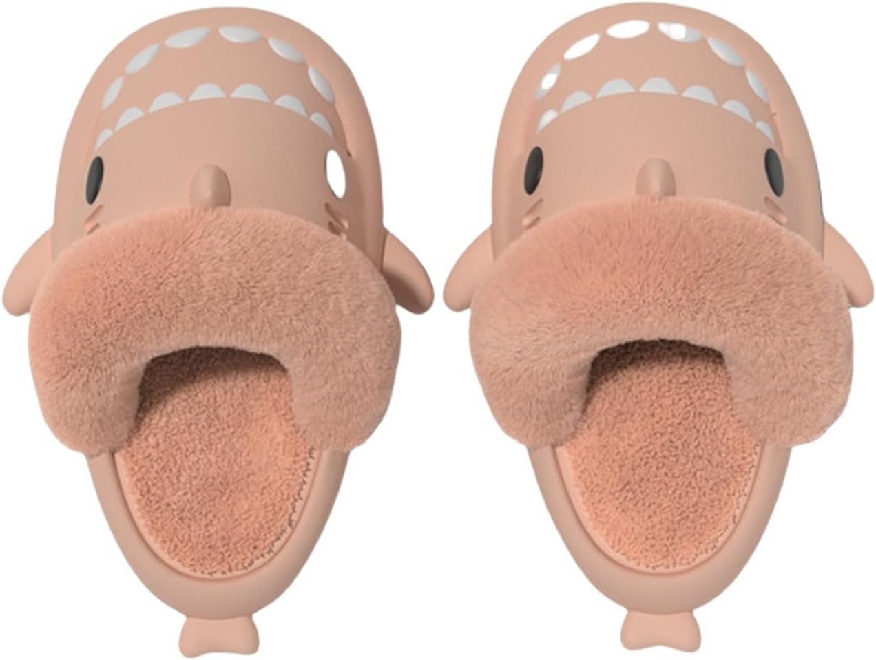 

Зимние шлепанцы Shark Slides, шлепанцы Shark Slides для взрослых и детей, теплые, уютные, плюшевые, водонепроницаемые, нескользящие, для мужчин и женщин Generic, Pinkink